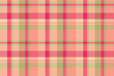Şeftali, pembe ve yeşil renkli pastel ekose desenler. Tekstil tasarımı, web sitesi geçmişi ya da el işi projeleri için mükemmel. Sıcaklık, bahar ve nazik bir kadınlığı çağrıştırıyor..