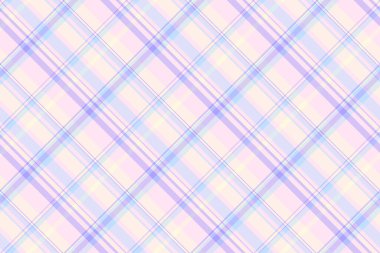 Ekose dokusunu kontrol et, astarlı kumaş tartan vektörü. Renksiz arkaplan tekstil deseni ışık ve keten renk paletinde.