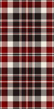 Klasik kırmızı, siyah ve beyaz ekose desenli. Tekstil tasarımları, giyim kuşamları, internet siteleri ya da tatil projeleri için mükemmel. Bu zamansız tasarım sıcaklığı, geleneği ve tarzı çağrıştırıyor..