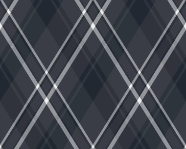 Argyle geometrik eşkenar dörtgenin kusursuz deseni. Harlequin duvar kağıdı tasarımını kontrol et. Web geçmişi için klasik elmas şekilli tekstil malzemesi, baskı kumaşı, kazak, ambalaj kağıdı, hediye kartı, davetiye.