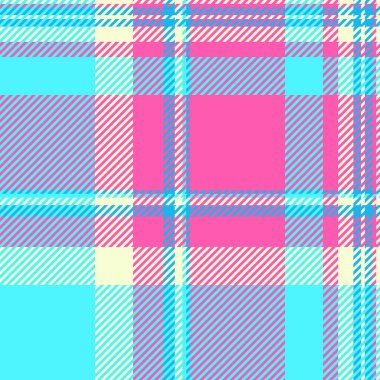 Canlı pastel ekose desenli pembe, mavi ve kremalı. Tekstil tasarımları, web sitesi geçmişi ya da eğlenceli markalar için mükemmel. Bu neşeli, geometrik doku mutluluk ve yaz duygusunu çağrıştırıyor..