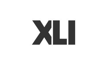 Güçlü ve modern kalın metinlerle XLI logo tasarım şablonu. Basit ve minimal tipografi içeren ilk tabanlı vektör logosu. Modayı takip eden şirket kimliği markalar için ideal..