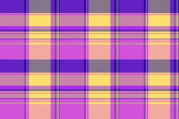Canlı pastel ekose desenli sarı, mor ve pembe. Tekstil tasarımı, moda, web siteleri ve sosyal medya için mükemmel. Bu neşeli, pürüzsüz doku neşe ve iyimserliği çağrıştırıyor..