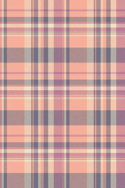 Şeftali, leylak ve gri renkte zarif pastel ekose desenli. Moda, tekstil ve tasarım projeleri için mükemmel. İnce doku ve yumuşak renk paleti sıcaklığı ve rahatlığı çağrıştırıyor.