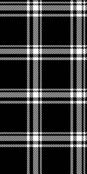 Atölyede vektör kontrolü, ekoseli kumaş. Düğün kumaşı tekstil deseni siyah ve beyaz renk paleti.