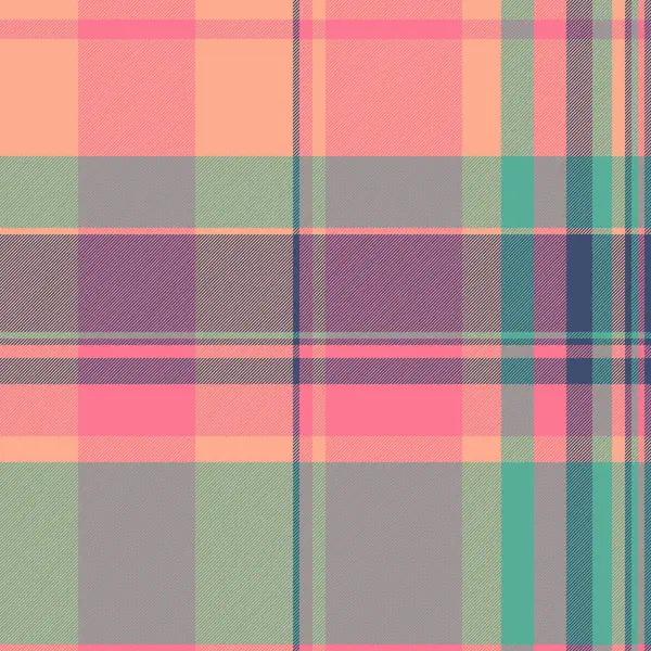 Afrika dokusu pürüzsüz desen, saflık arka plan tartan vektörü. Ekose kumaş denetimi kırmızı ve turuncu renk paleti.