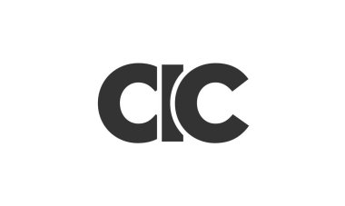 Güçlü ve modern kalın metinli CIC logo tasarım şablonu. Basit ve minimal tipografi içeren ilk tabanlı vektör logosu. Modayı takip eden şirket kimliği markalar için ideal..