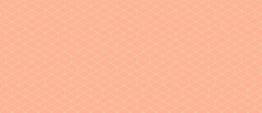 İnce şeftali rengi geometrik desenli arka plan. Zarif, tekrarlayan tasarım web siteleri, markalaşma veya baskı projeleri için idealdir. Sakinleştirici, sofistike bir estetik yaratıyor..