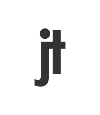 JT yaratıcı geometrik başlangıç tabanlı modern ve minimal logo. J harfi modaya uygun yazı tipleri. Evrensel profesyonel zarif tekno vektör tasarımı.