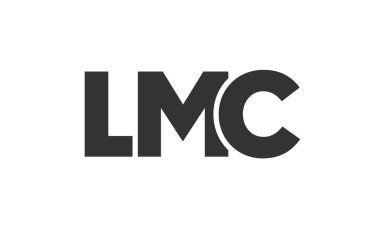 LMC logo tasarım şablonu güçlü ve modern kalın metin ile. Basit ve minimal tipografi içeren ilk tabanlı vektör logosu. Modayı takip eden şirket kimliği markalar için ideal..