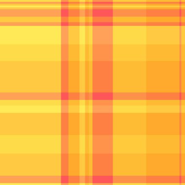 Kız ekose vektör kontrolü, kolaj desenli tartan geçmişi. Kehribar ve turuncu renk paletinde pürüzsüz kumaş..