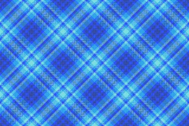 Canlı mavi ekose desenli, tekstil tasarımı, web sitesi geçmişi veya moda projeleri için mükemmel..