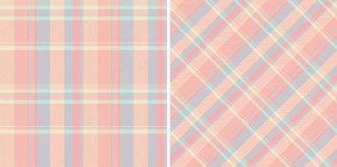 Ekoseli kumaş dikişsiz tartan kumaşın doku arka plan vektörü. Yaratıcı hediye kâğıdı fikirlerinde popüler renkler kullanıldı.