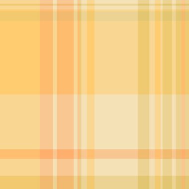Sınır dokusu kusursuz, tekrarlayan kumaş deseni. Kehribar ve turuncu renk paletinde ekose tartan arkaplan vektörü ayarlanıyor.
