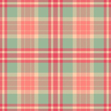 Zarif pastel ekose desenli. Yumuşak mercan, adaçayı yeşili ve bej renkleri rahatlatıcı, çok yönlü bir tasarım yaratır. Moda, ev dekorasyonu veya web sitesi geçmişi için ideal.