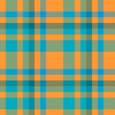 Canlı deniz mavisi ve turuncu ringa kemiği desenli. Tekstil tasarımı, moda, web sitesi geçmişi veya ambalaj kağıdı için mükemmel.