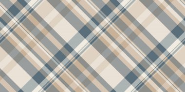 Tekstil dikişsiz vektör üretimi, ekose kumaş kontrolü. Pastel ve açık renk paletinde uzun arkaplan tartan kumaş deseni.