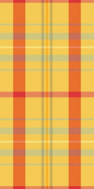 Klasik ekose kumaş deseni, çerçeve arka plan dikişsiz tekstil. Kehribar ve parlak altın rengi palette küçük vektör tartan doku kontrolü.