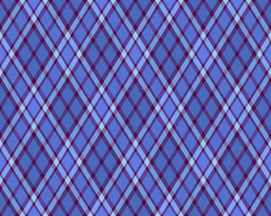 Mavi ve mor tonlarında zarif çapraz ekoseli desen. Tekstil tasarımı, web sitesi geçmişi veya moda projeleri için mükemmel.