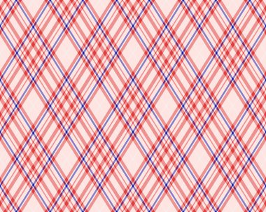 Argyle geometrik eşkenar dörtgenin kusursuz deseni. Harlequin duvar kağıdı tasarımını kontrol et. Web geçmişi için klasik elmas şekilli tekstil malzemesi, baskı kumaşı, kazak, ambalaj kağıdı, hediye kartı, davetiye.