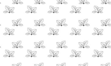 Basit, zarif bitki motifi. Tekstil tasarımı, duvar kağıdı ya da ambalaj için mükemmel. Temiz hatlar ve minimalist stil rahatlatıcı, doğal bir his yaratır. Büyümeyi, tazeliği ve yenilenmeyi temsil eder.