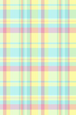 Ekose ekose kumaş, kağıt desenli vektör pürüzsüz. Periyodik tekstil arkaplan dokusu ışık ve kireç rengi paletinde.