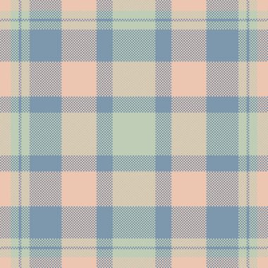 Pikselleştirilmiş ekose desenli, yumuşak, pastel renkli. Dijital tasarımlar, web siteleri, tekstil veya el işi projeleri için çok yönlü, tekrarlanan bir arka plan. Zamansız stil.
