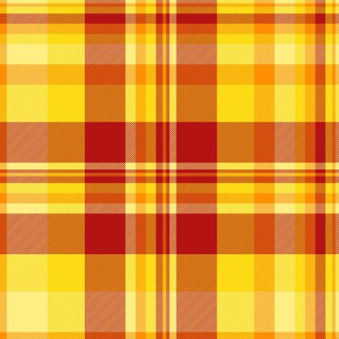 Canlı sarı ve kırmızı ekose desenli. Tekstil tasarımları, sahte temalı projeler ya da herhangi bir projeye neşeli ve enerjik bir dokunuş eklemek için mükemmel..
