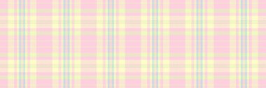 Yumuşak pastel ekose desenli. Hassas pembe, sarı ve mavi renkler, arka planlar, tekstil ve kadınsı tasarımlar için mükemmel, pürüzsüz bir doku oluşturur..