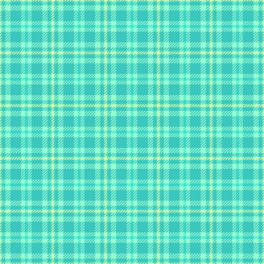 Düzgün bir vektör dokusu, erkek gömleği kumaş tartan arka plan. İçerik desensiz ekose tekstil gök mavisi ve nane rengi paleti.