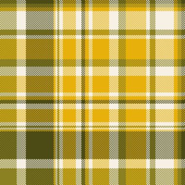 Canlı sarı ve zeytin yeşili ekose desenli. Tekstil tasarımı, web sitesi geçmişi ya da mevsimlik markalar için mükemmel. Bu pürüzsüz doku neşeli, güz estetiği sunuyor..