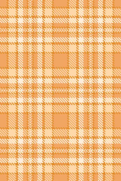 Ergen arka plan vektörü pürüzsüz, dergi kumaş desenli tekstil. Kanepe, ekose desenli turuncu ve kumlu kahverengi renk paletini kontrol et..