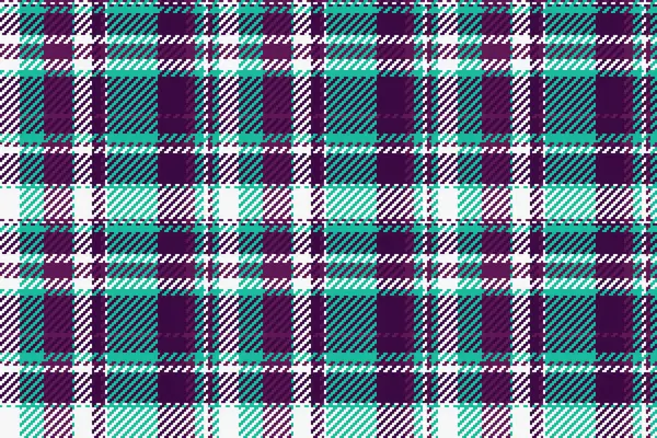 Renkli kumaş dikişsiz doku, harmoni tekstil ekose vektörü. Hindistan arkaplan tartan desen kontrol koyu ve gök mavisi palet.