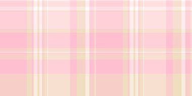 Hassas pastel pembe ve krem rengi ekose desenli. Tekstil tasarımı, ambalaj kağıdı veya web sitesi geçmişi için kusursuz doku ideal.