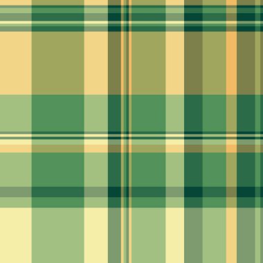 Yemek kalıpları kusursuz, üretim kumaş kontrolü. Sevgililer Günü tartan vektör desenli yeşil ve limon rengi paleti.