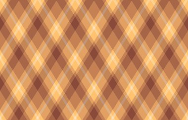 Argyle geometrik eşkenar dörtgenin kusursuz deseni. Harlequin duvar kağıdı tasarımını kontrol et. Web geçmişi için klasik elmas şekilli tekstil malzemesi, baskı kumaşı, kazak, ambalaj kağıdı, hediye kartı, davetiye.