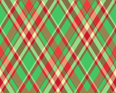 Argyle geometrik eşkenar dörtgenin kusursuz deseni. Harlequin duvar kağıdı tasarımını kontrol et. Web geçmişi için klasik elmas şekilli tekstil malzemesi, baskı kumaşı, kazak, ambalaj kağıdı, hediye kartı, davetiye.