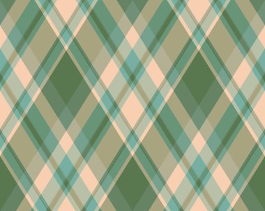 Argyle geometrik eşkenar dörtgenin kusursuz deseni. Harlequin duvar kağıdı tasarımını kontrol et. Web geçmişi için klasik elmas şekilli tekstil malzemesi, baskı kumaşı, kazak, ambalaj kağıdı, hediye kartı, davetiye.