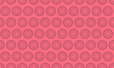 Zarif mercan pembesi tekrar eden desenli çiçek desenli güneş patlamaları. Web sitesi geçmişi, tekstil tasarımı ya da projelerinize karmaşık doku eklemek için mükemmel..