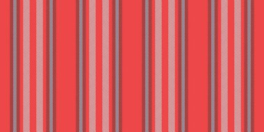 Arka plan pürüzsüz, vektör tekstil kumaşını kapsıyor. Resim çizgisi desen çizgileri kırmızı ve açık renk paletinde dikey.