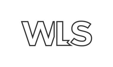 Güçlü ve modern kalın metin ile WLS logo tasarım şablonu. Basit ve minimal tipografi içeren ilk tabanlı vektör logosu. Modayı takip eden şirket kimliği markalar için ideal..