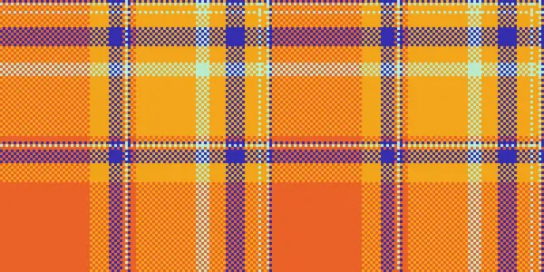 Dokuma efektli canlı ekose desen. Moda, tekstil ya da grafik tasarımı için çok yönlü, kusursuz bir arka plan. Sonbahar ve desenli titreşim.