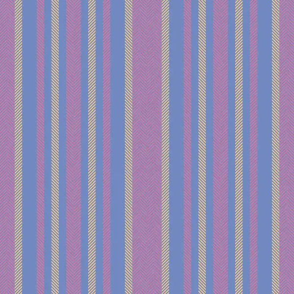 Hample dikey dikişsiz doku, arka plan desen çizgilerini kes. Çoklu tekstil çizgili vektör kumaşı mavi ve pembe renk paletinde.