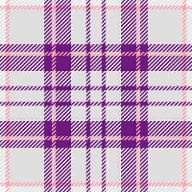 Zarif mor ve pembe ekose desenli. Tekstil tasarımı, moda, web sitesi geçmişi ya da sofistike ve şık bir dokuya ihtiyaç duyan her proje için mükemmel..