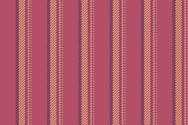 Ceket vektörü kumaş arka plan, kumaş dokusu dikişsiz çizgiler. Kırmızı ve turuncu renk paletinde tekstil dikey desen çizgisi.