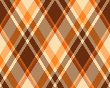 Argyle geometrik eşkenar dörtgenin kusursuz deseni. Harlequin duvar kağıdı tasarımını kontrol et. Web geçmişi için klasik elmas şekilli tekstil malzemesi, baskı kumaşı, kazak, ambalaj kağıdı, hediye kartı, davetiye.