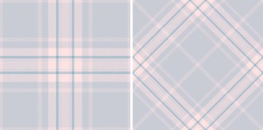 Zarif ekose desen seti. Hassas pembe ve mavi tonlar rahatlatıcı, çok yönlü bir doku yaratır. Arkaplan, tekstil ve tasarım projeleri için ideal.
