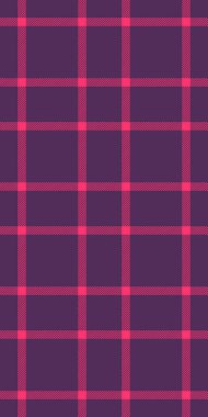 Bitirici desensiz tekstil, arka plan vektör kumaşı. Mor ve kırmızı renk paletinde Arapça ekose kontrol dokusu.