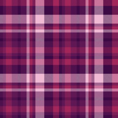 Mor ve pembenin değişik tonlarında zarif ekoseli desen. Klasik ama modern bir dokunuşa ihtiyaç duyan arka plan, tekstil ve tasarım projeleri için ideal..