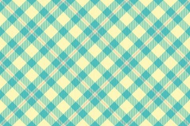 Kusursuz pastel deniz mavisi ve bej rengi ekose desenli. Tekstil tasarımı, arkaplan, ambalaj kağıdı veya web sitesi tasarımı için mükemmel.